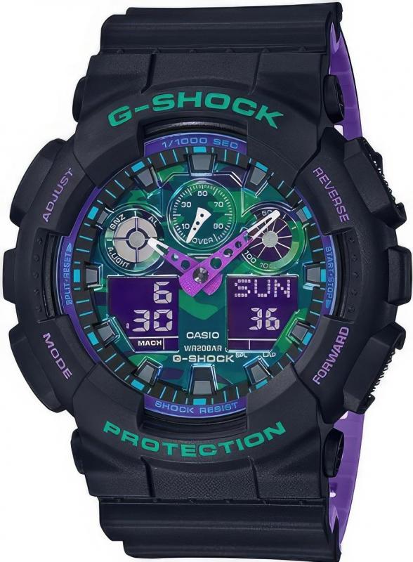 Наручные часы  Casio  G-Shock Casio GA-100BL-1A (фото 1)