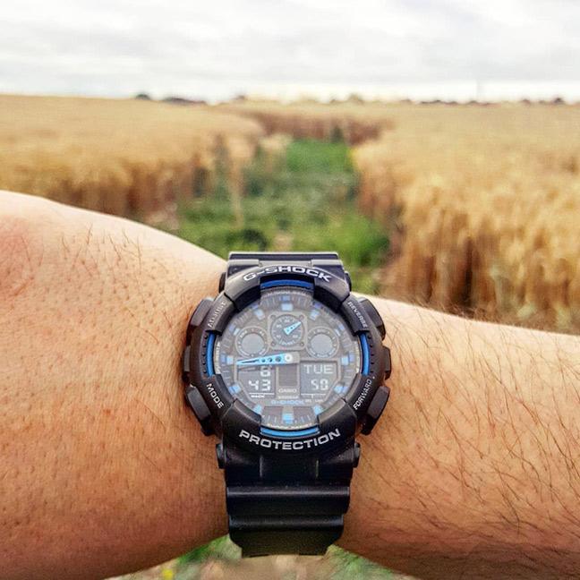 Наручные часы  Casio  G-Shock Casio GA-100-1A2 (фото 5)